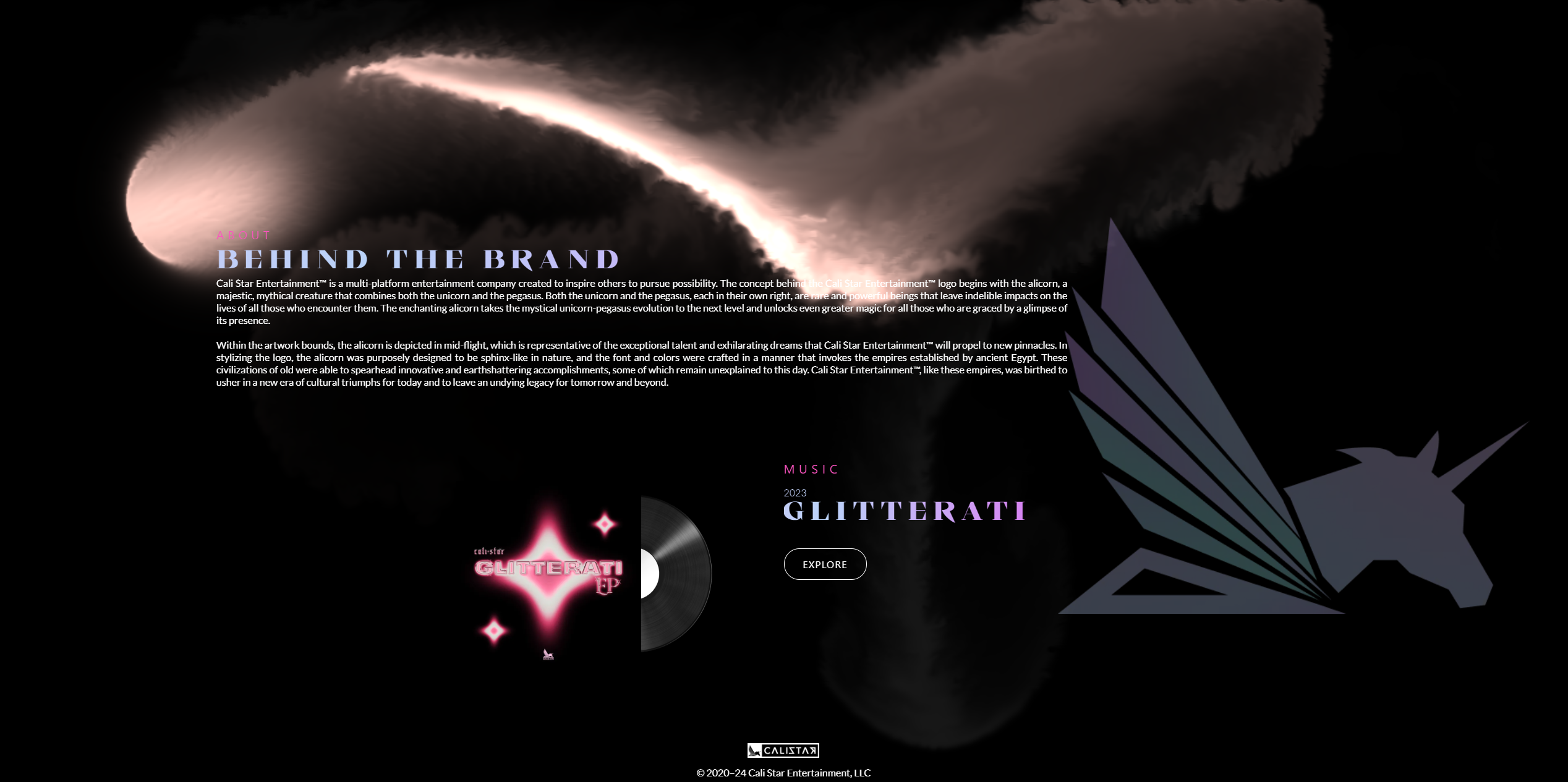 Calistar Entertainment Brand