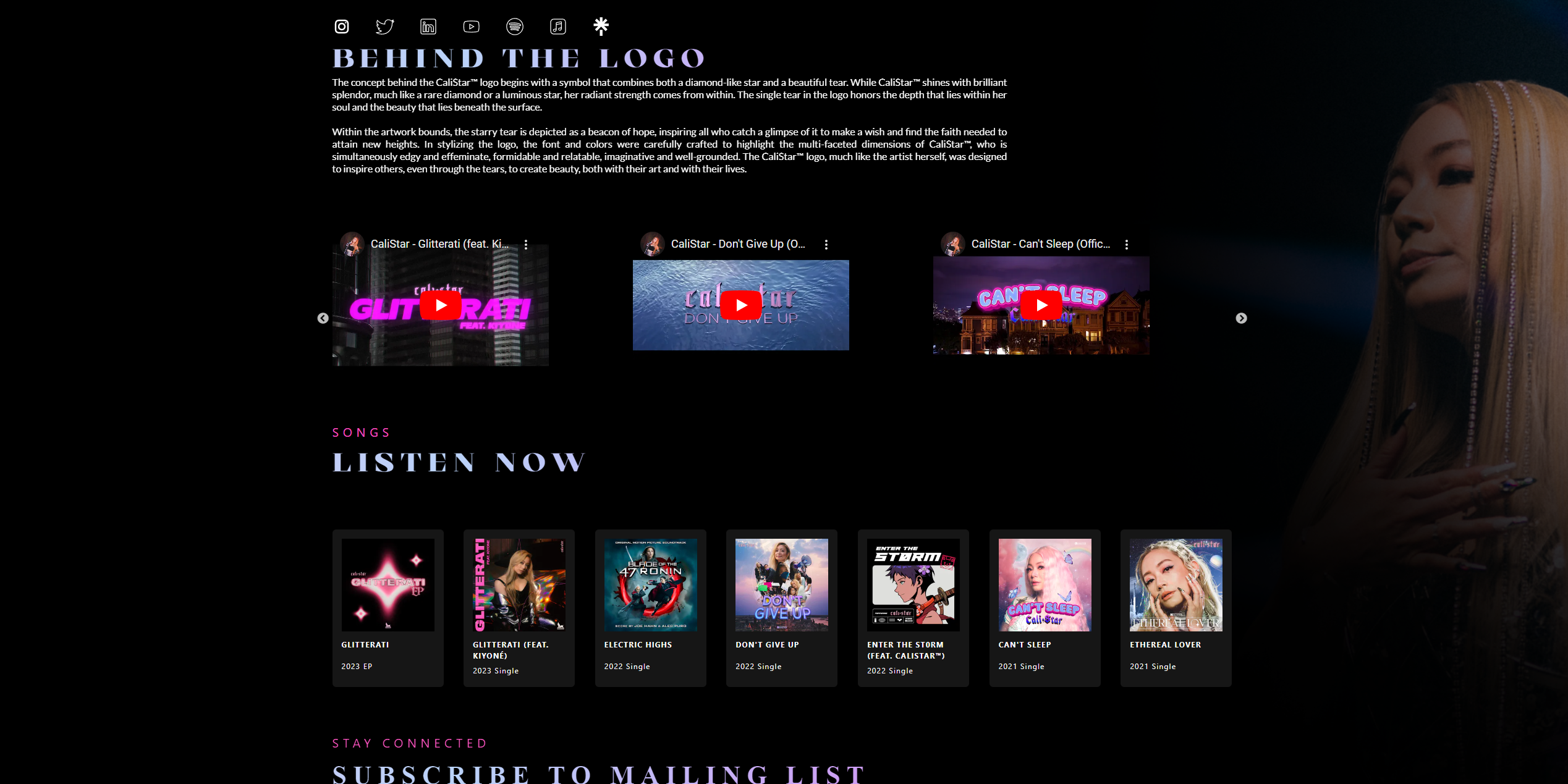 Calistar Entertainment Brand